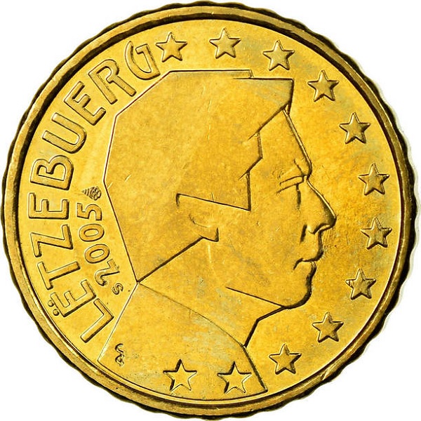 Luxembourg 10 Euro cent (2005) KM#