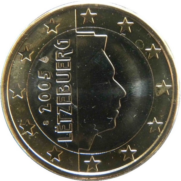 Luxembourg 1 Euro (2005) KM#