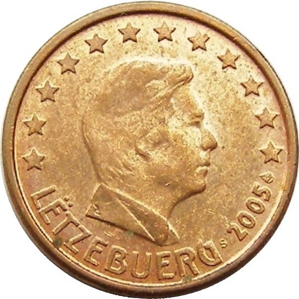 Люксембург 1 Евро цент (2005) KM#
