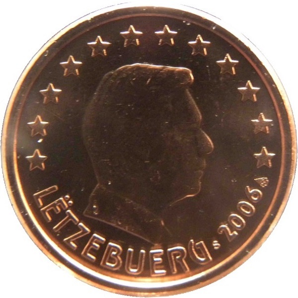 Люксембург 1 Евро цент (2006) KM#
