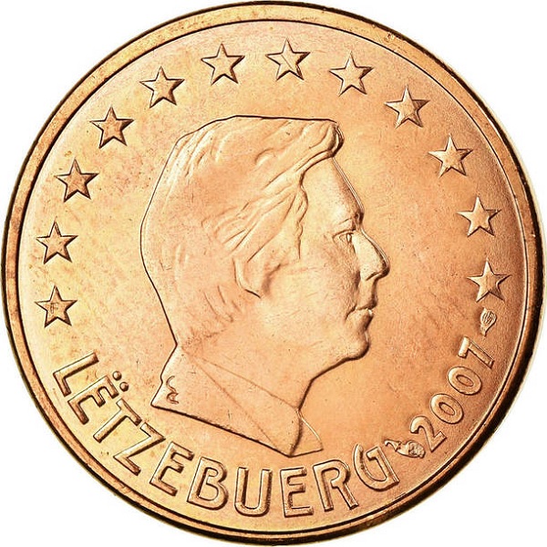 Люксембург 5 Евро цент (2007) KM#