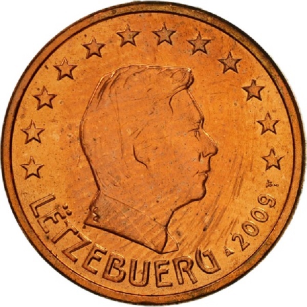 Люксембург 5 Евро цент (2009) KM#