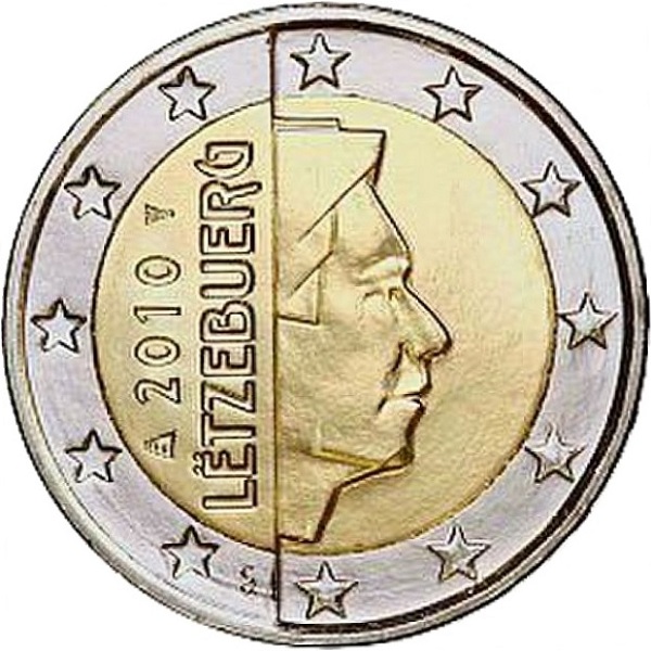 Люксембург 2 Евро (2010) KM#