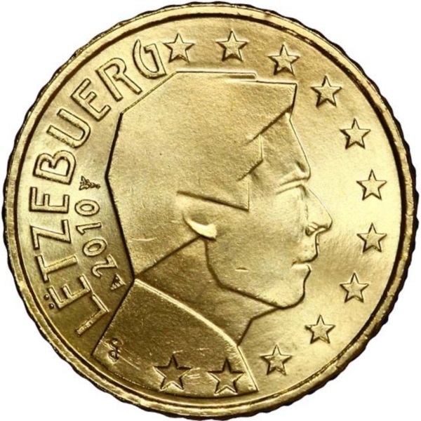 Люксембург 50 Евро цент (2010) KM#