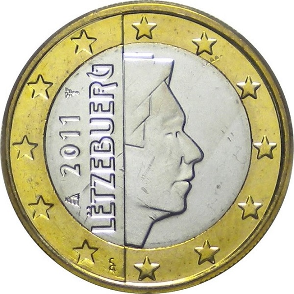 Люксембург 1 Евро (2011) KM#
