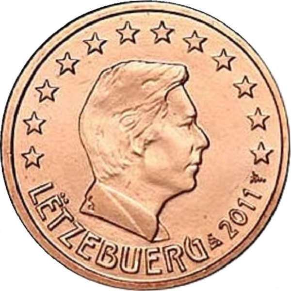 Люксембург 1 Евро цент (2011) KM#
