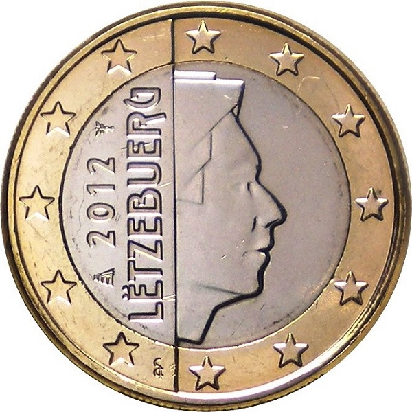 Люксембург 1 Евро (2012) KM#