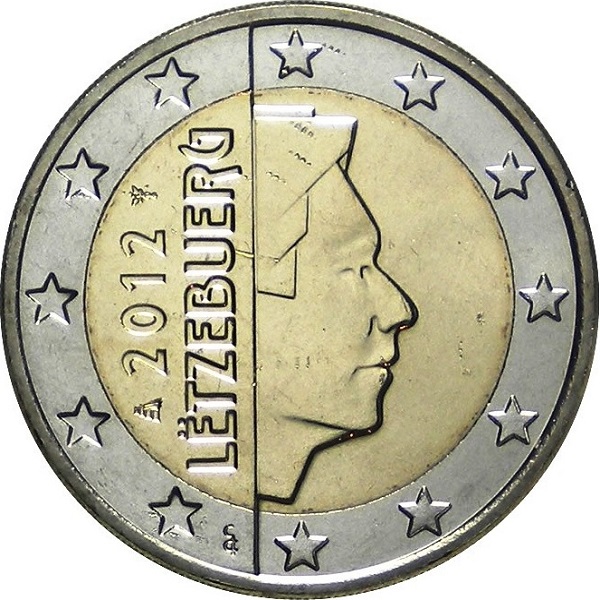 Люксембург 2 Евро (2012) KM#