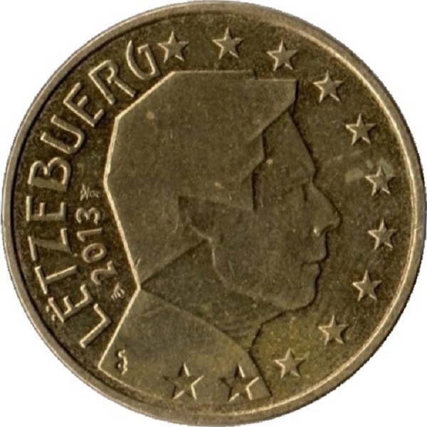 Люксембург 50 Евро цент (2013) KM#