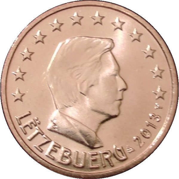 Luxembourg 5 Euro cent (2013) KM#