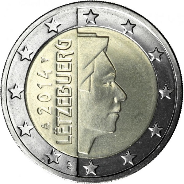 Люксембург 2 Евро (2014) KM#