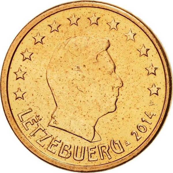 Люксембург 2 Евро цент (2014) KM#