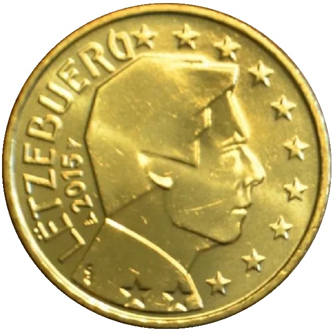 Люксембург 10 Евро цент (2015) KM#