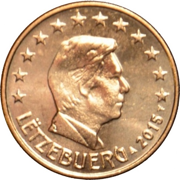 Luxembourg 1 Euro cent (2015) KM#