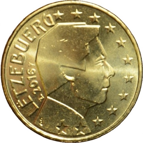 Люксембург 10 Евро цент (2016) KM#