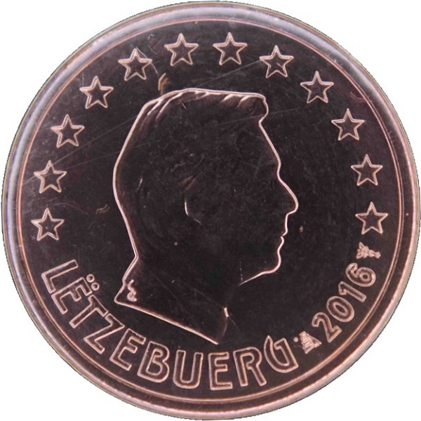 Luxembourg 1 Euro cent (2016) KM#