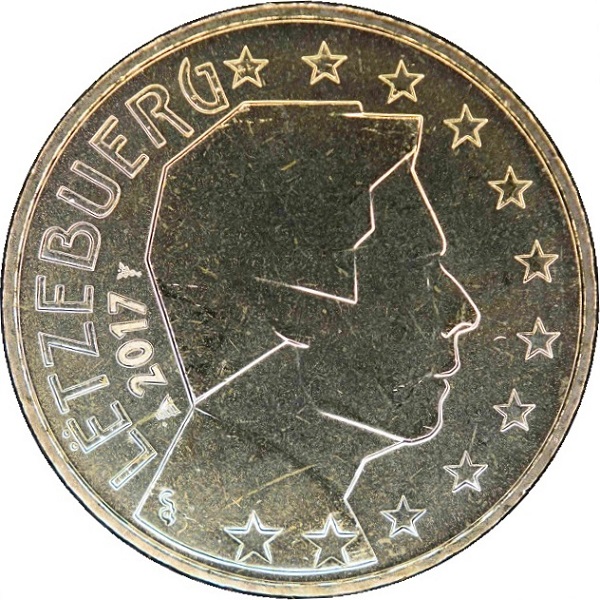 Люксембург 50 Евро цент (2017) KM#