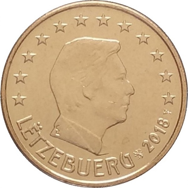 Люксембург 5 Евро цент (2018) KM#