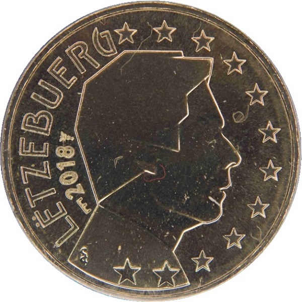 Люксембург 10 Евро цент (2018) MSB KM#