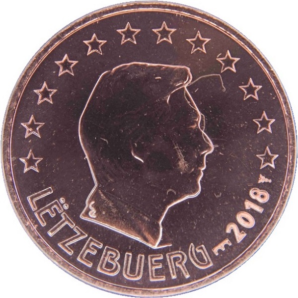 Люксембург 5 Евро цент (2018) MSB KM#