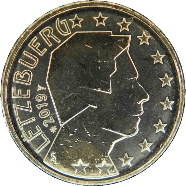 Люксембург 10 Евро цент (2019) KM#