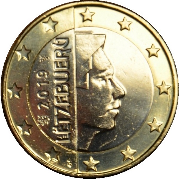 Люксембург 1 Евро (2019) KM#
