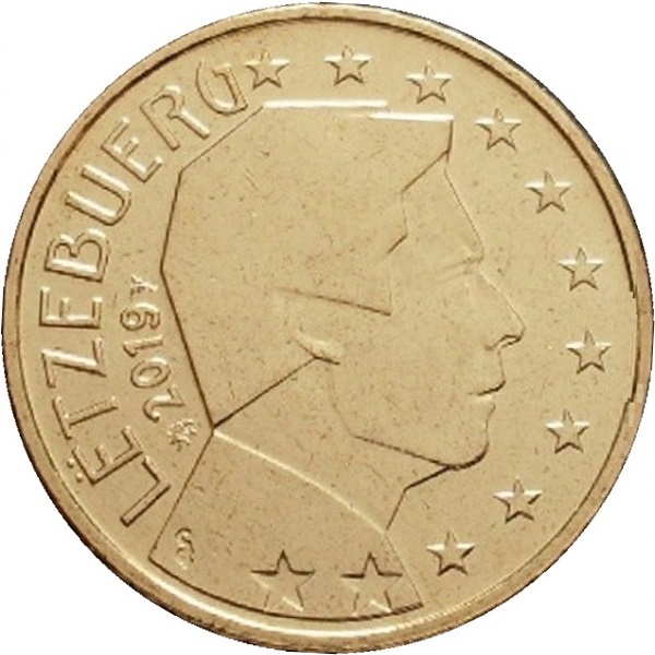 Люксембург 50 Евро цент (2019) KM#