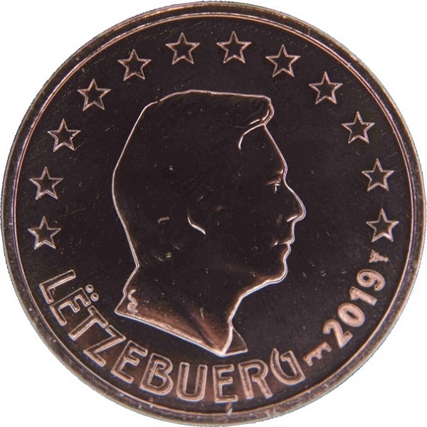 Люксембург 5 Евро цент (2019) MSB KM#