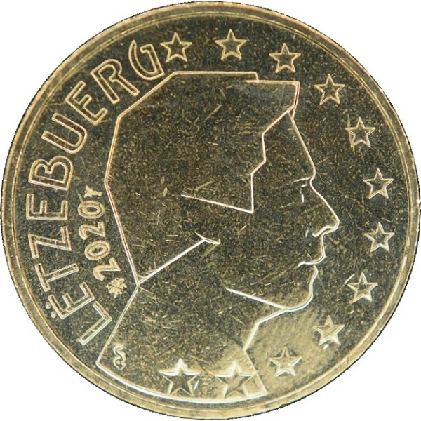 Люксембург 50 Евро цент (2020) KM#