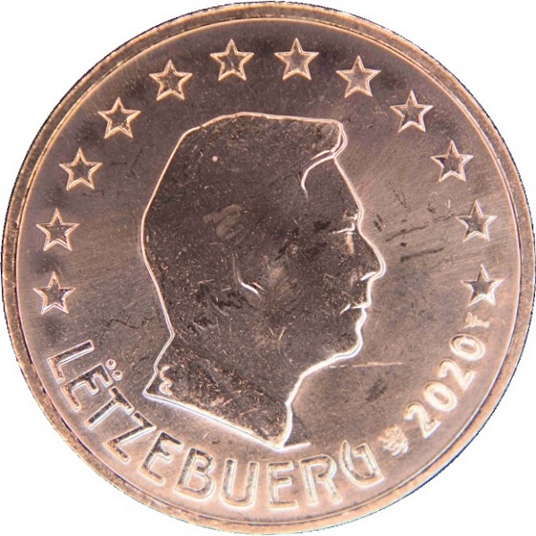 Люксембург 5 Евро цент (2020) KM#