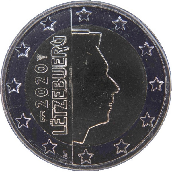 Люксембург 2 Евро (2020) MSB KM#