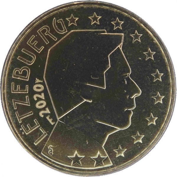 Люксембург 50 Евро цент (2020) MSB KM#