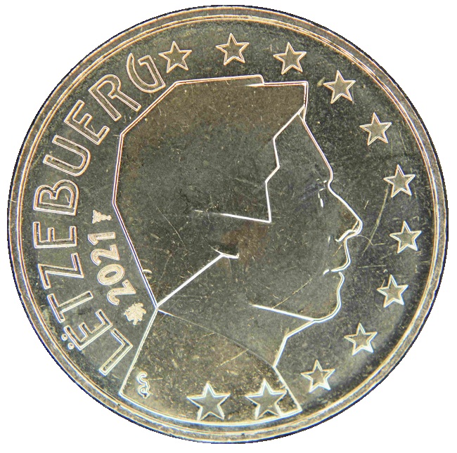 Люксембург 50 Евро цент (2021) KM#