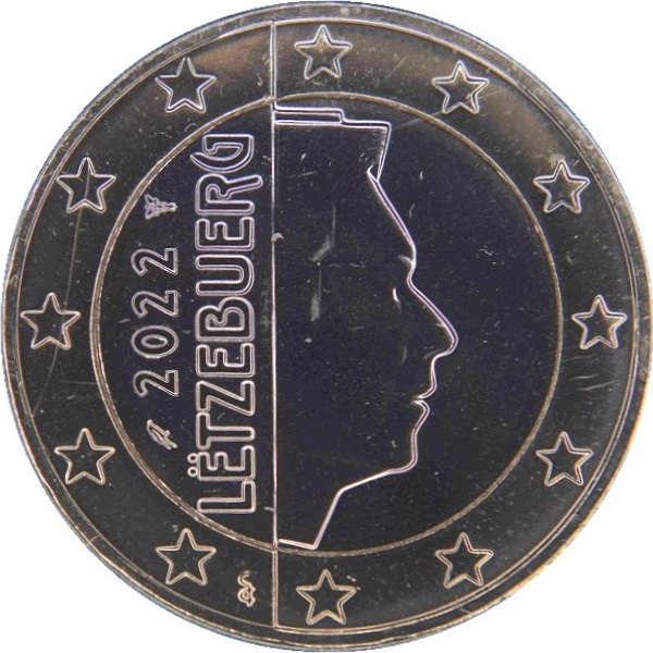 Люксембург 1 Евро (2022) KM#