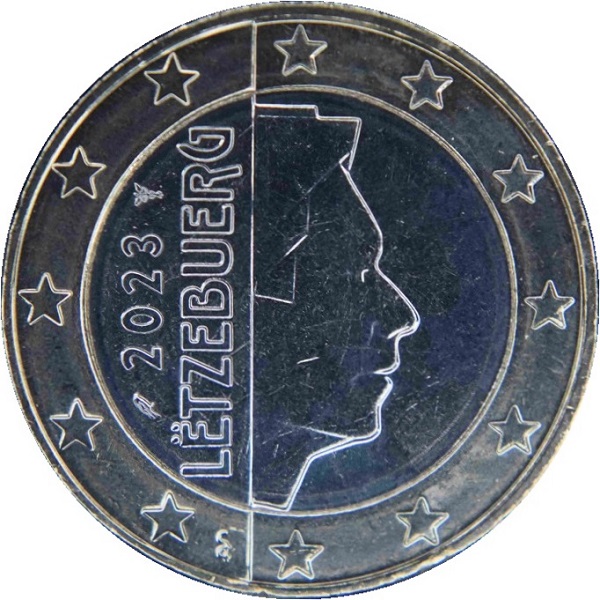 Люксембург 1 Евро (2023) KM#