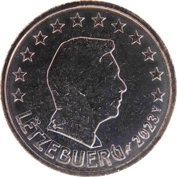 Люксембург 2 Евро цент (2023) KM#