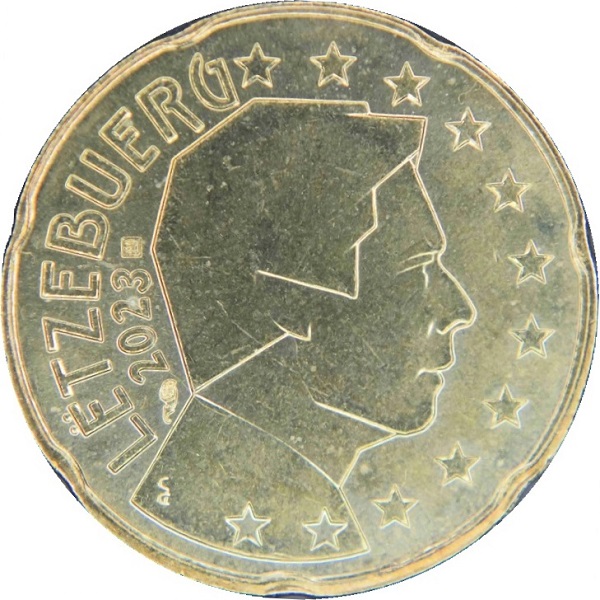 Люксембург 20 Евро цент (2023) MDP KM#