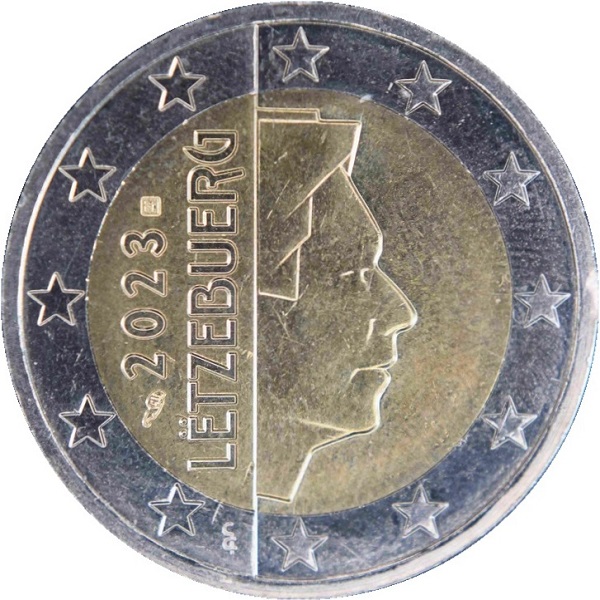 Люксембург 2 Евро (2023) MDP KM#