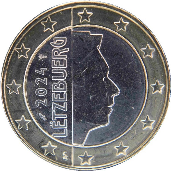 Люксембург 1 Евро (2024) KM#