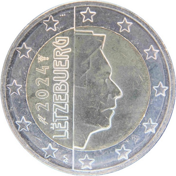 Люксембург 2 Евро (2024) KM#