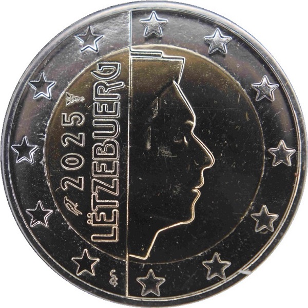 Люксембург 2 Евро (2025) KM#
