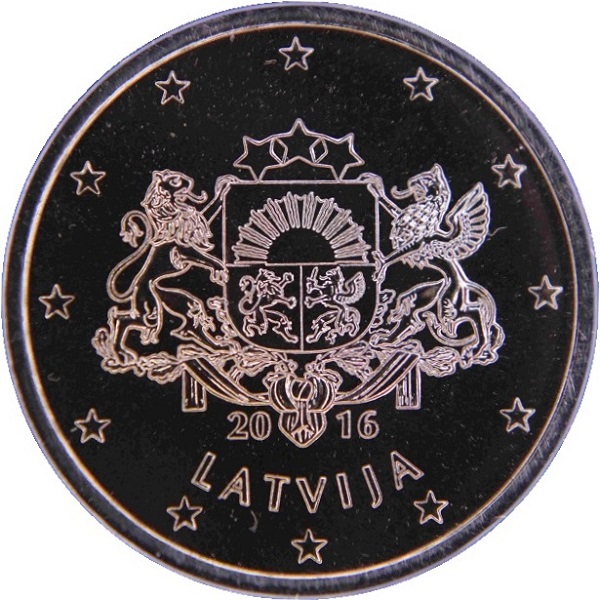 Латвия 50 Евро цент (2016) KM#