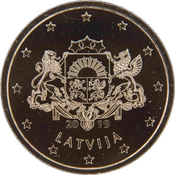 Латвия 50 Евро цент (2019) KM#
