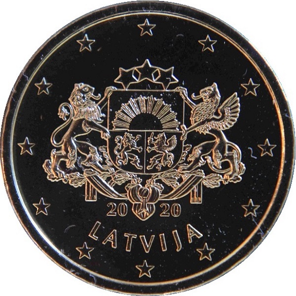 Латвия 50 Евро цент (2020) KM#