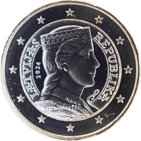 Латвия 1 Евро (2024) KM#