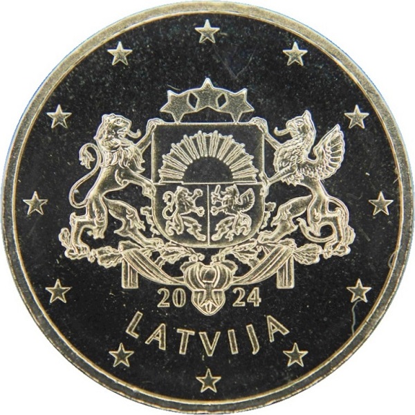 Латвия 50 Евроцент (2024) KM#
