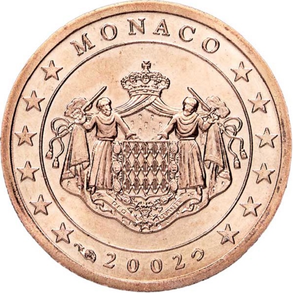 Монако 2 Евро цент (2002) KM#