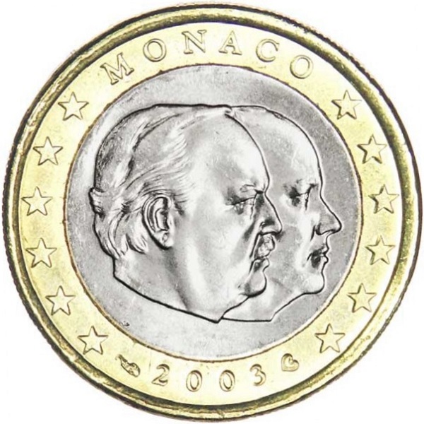 Монако 1 Евро (2003) KM#