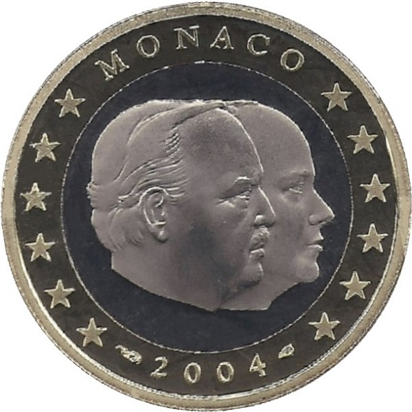 Монако 1 Евро (2004) KM#