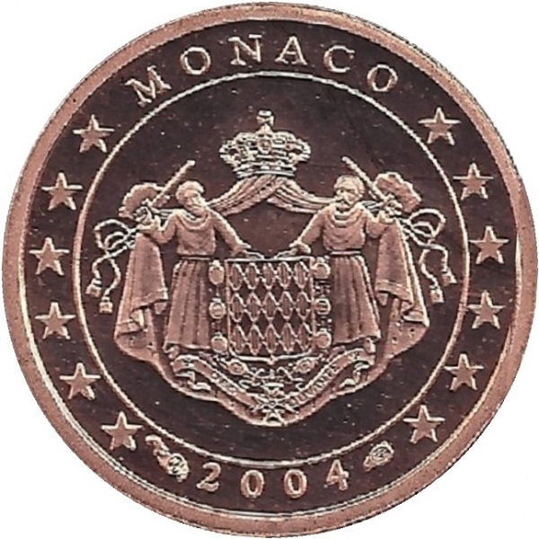 Монако 1 Евро цент (2004) KM#